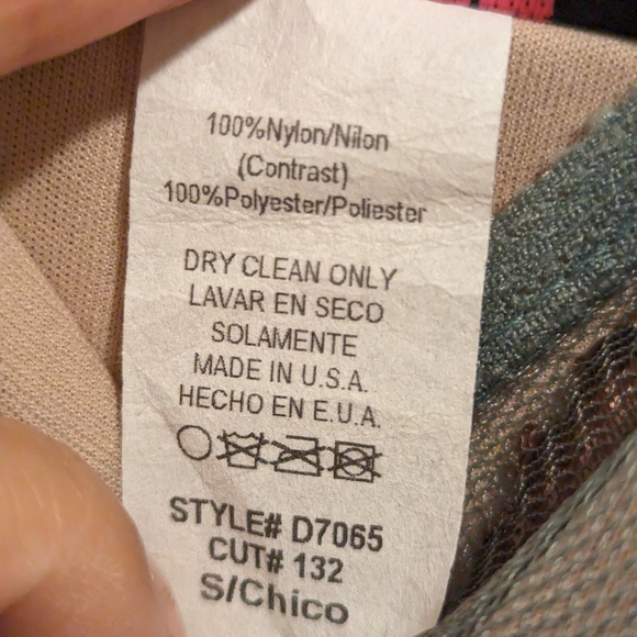NWOT Pink Ice Blue & Teal Lace Dress - Picture 4 of 5